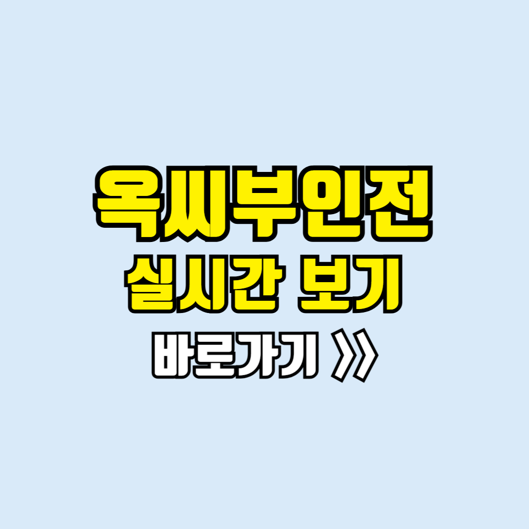 옥씨부인전 실시간