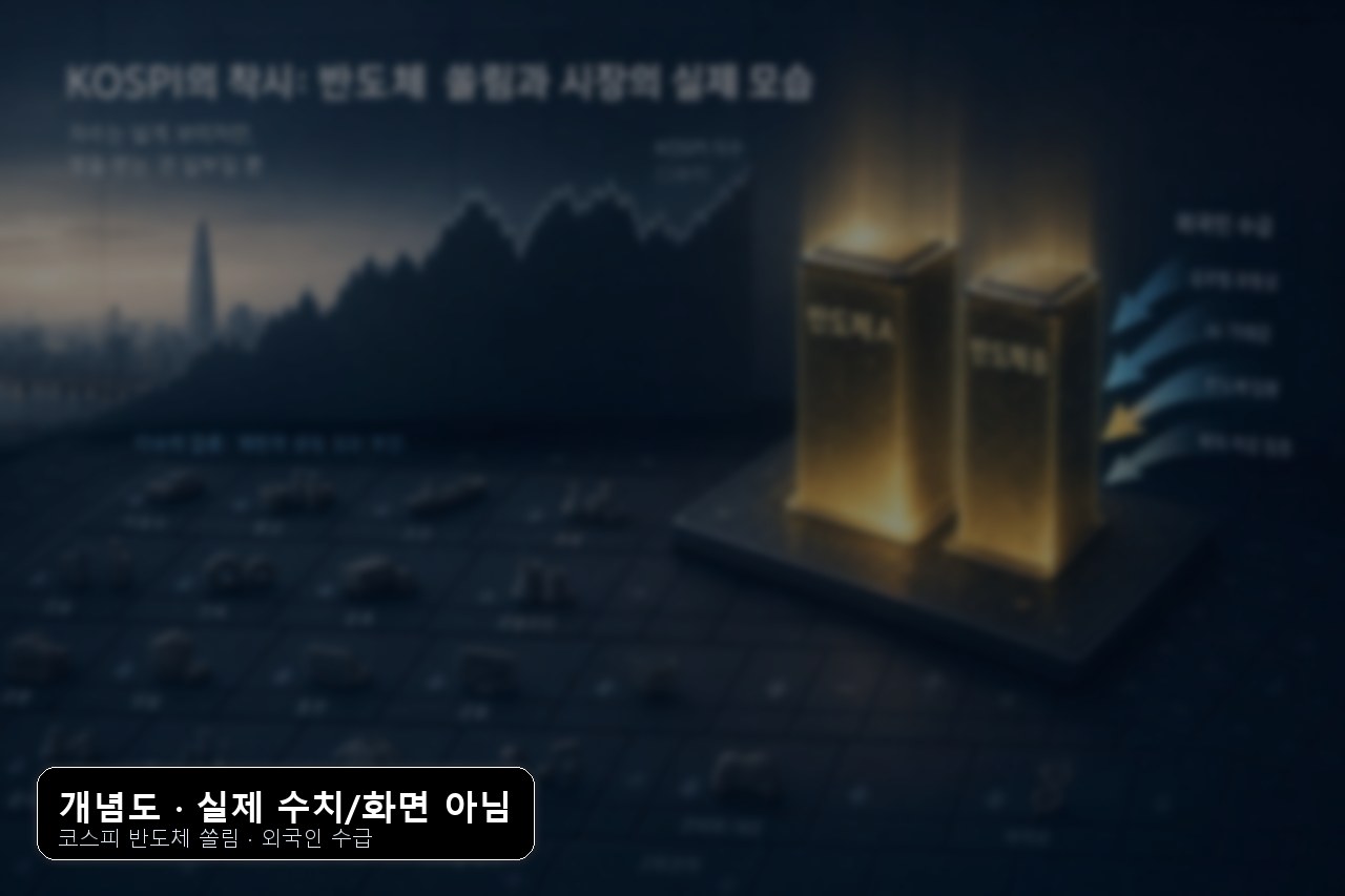 코스피 6월 첫째 주 반도체 착시 외국인 수급