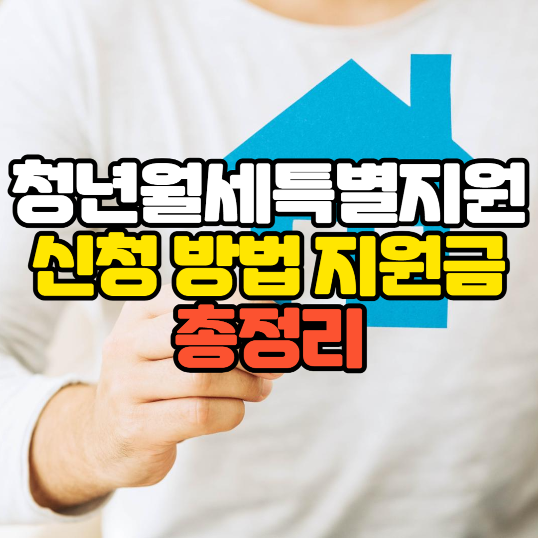 청년월세 특별지원 신청 방법 지원금 언제 총정리