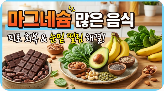 마그네슘 많은 음식