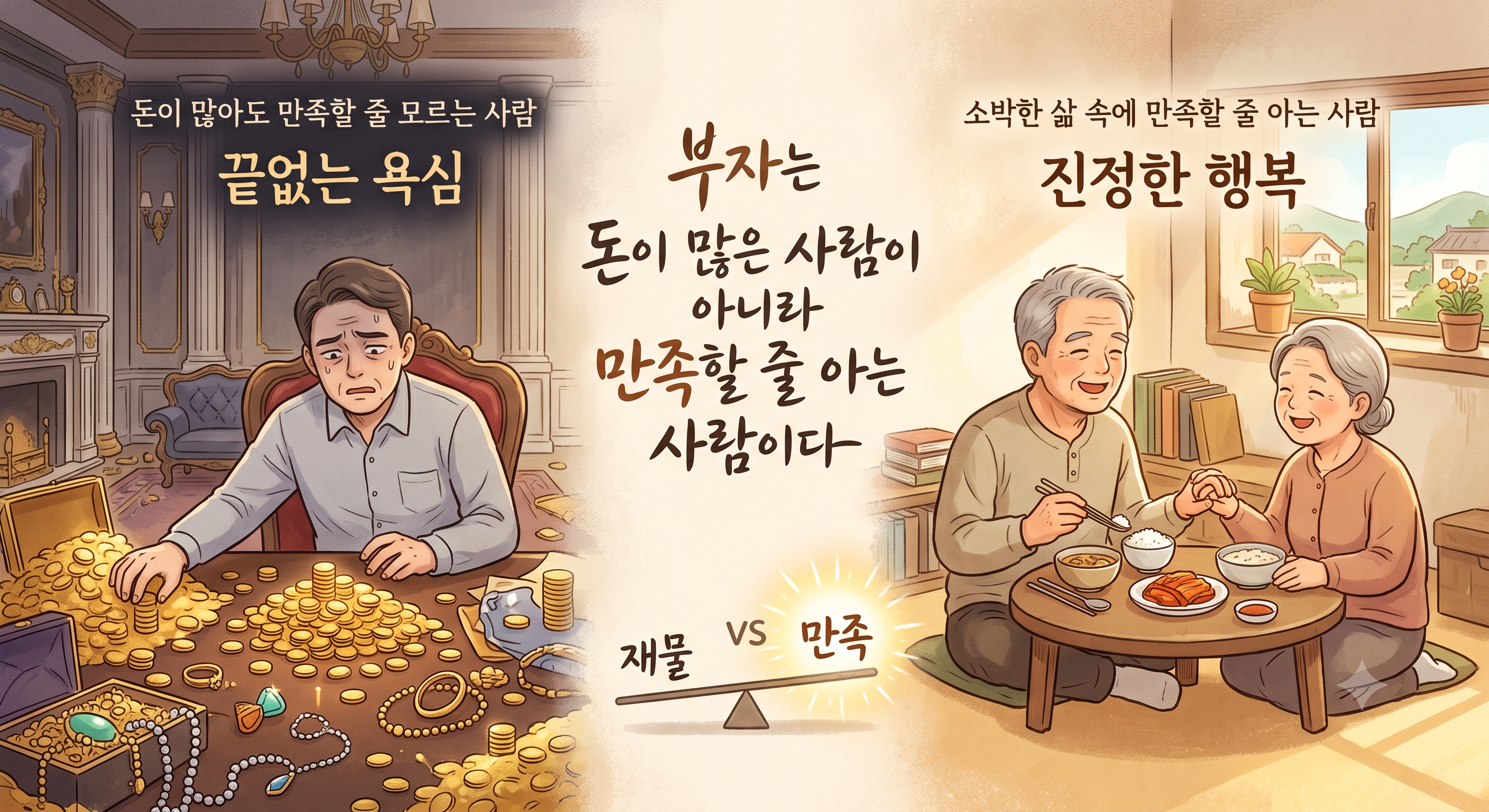 부자는 돈이 많은 사람이 아니라 만족할 줄 아는 사람이다 뜻과 교훈 - 탈무드