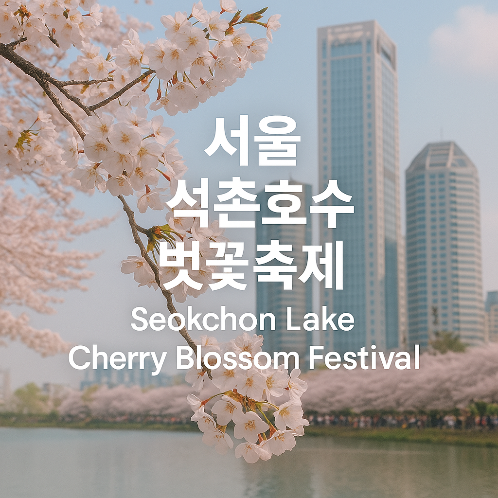 서울석촌호수벚꽃축제