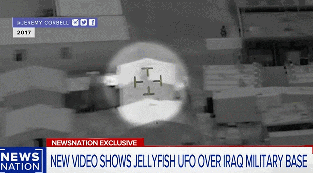미국 해병대 전직 정보 분석가, 그는 이라크에서 수년간 무엇을 보았는가: 젤리피쉬 VIDEO: UFO Floating 'Jellyfish' UFO haunted US military base in Iraq for years...