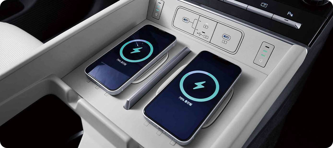 2024 싼타페 하이브리드 무선충전