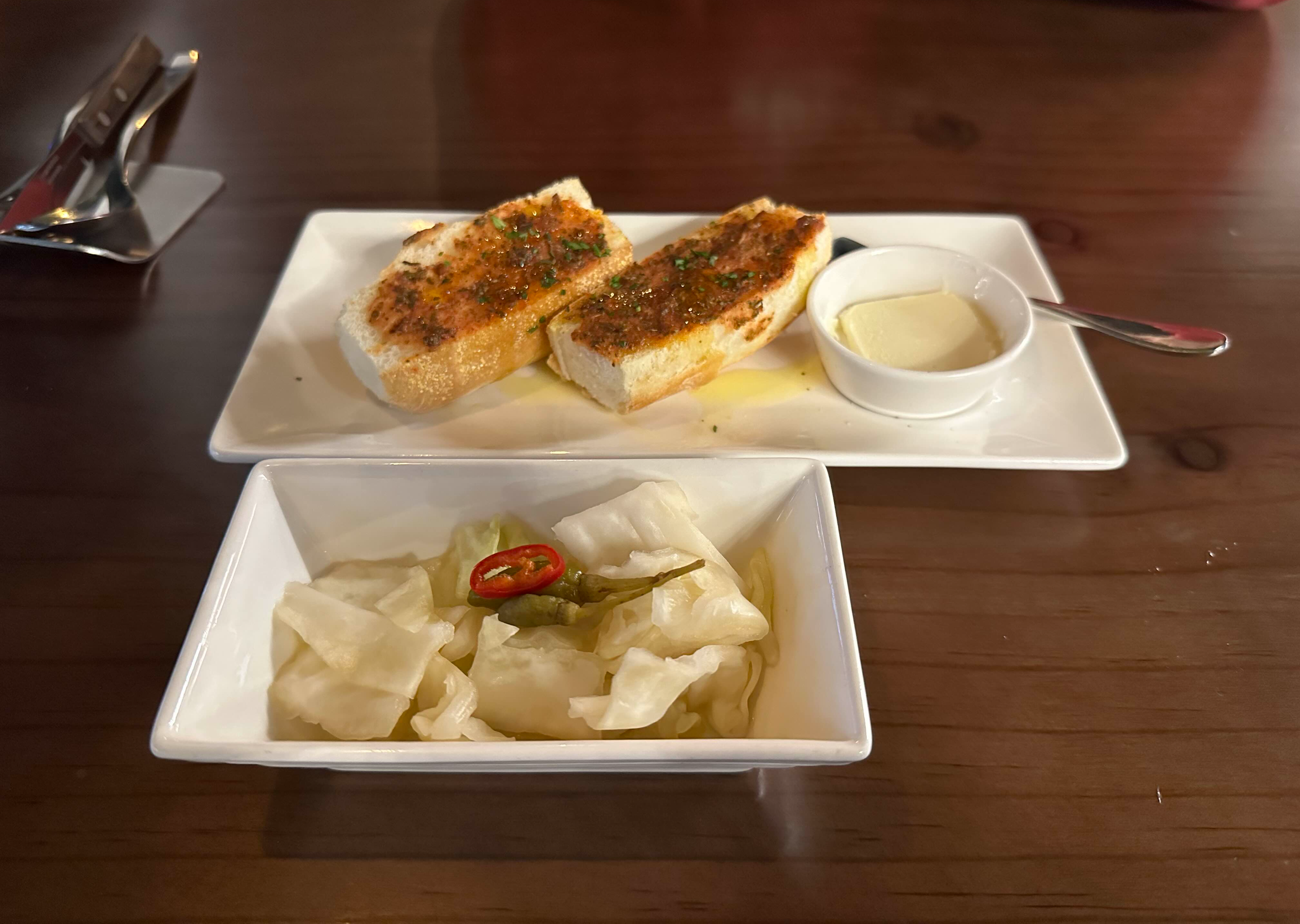 다니엘 스테이크하우스 식전 음식