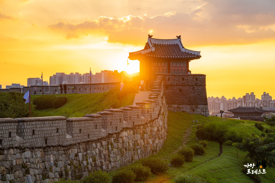 수원 동북포루 일몰