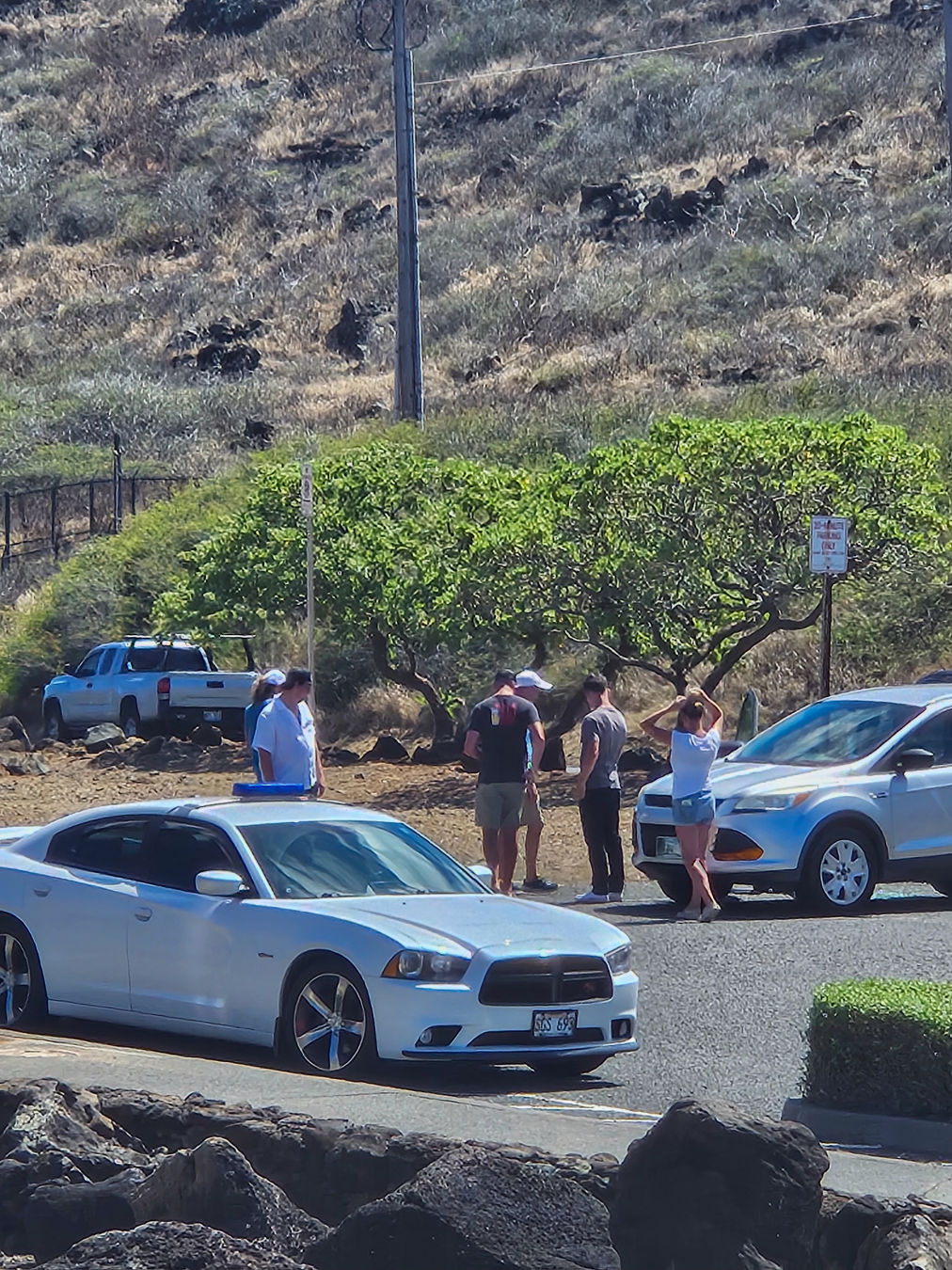 하와이 마카푸우 전망대 차량절도