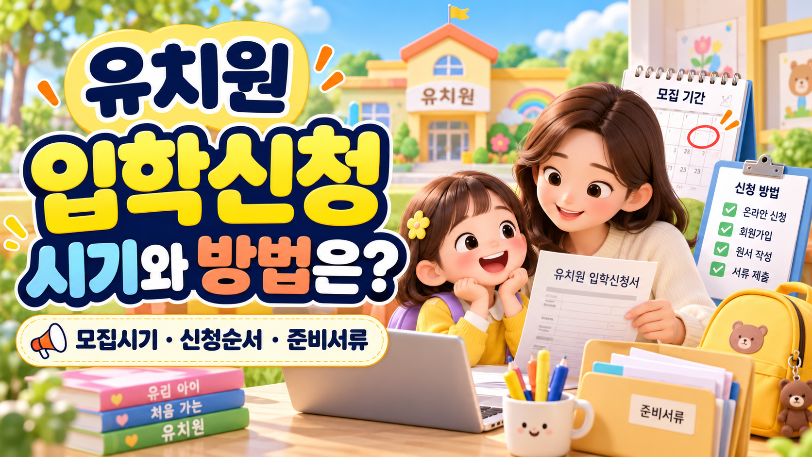 유치원-입학신청안내