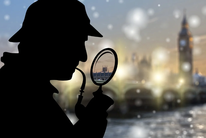 런던 기반 추리소설 작가 (셜록, 왓슨, 도일) 참고 사진