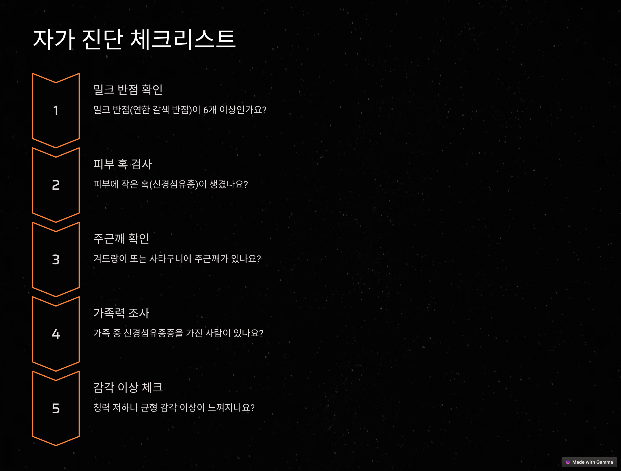 피부에 갑자기 밀크 반점? 신경섬유종 초기 증상 체크!