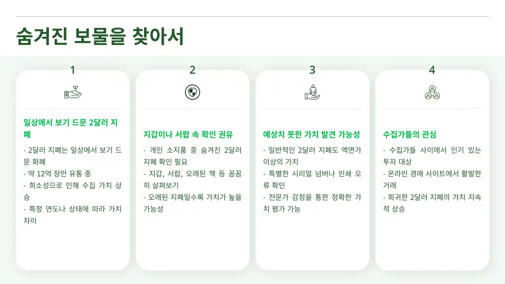 2달러 지폐 가격