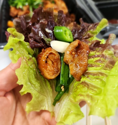 곱분이곱창마늘쌈