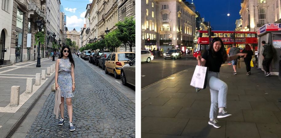 르무통 운동화 착용컷