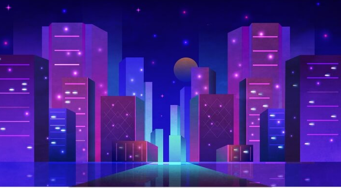 빛이나는-여러-건물들