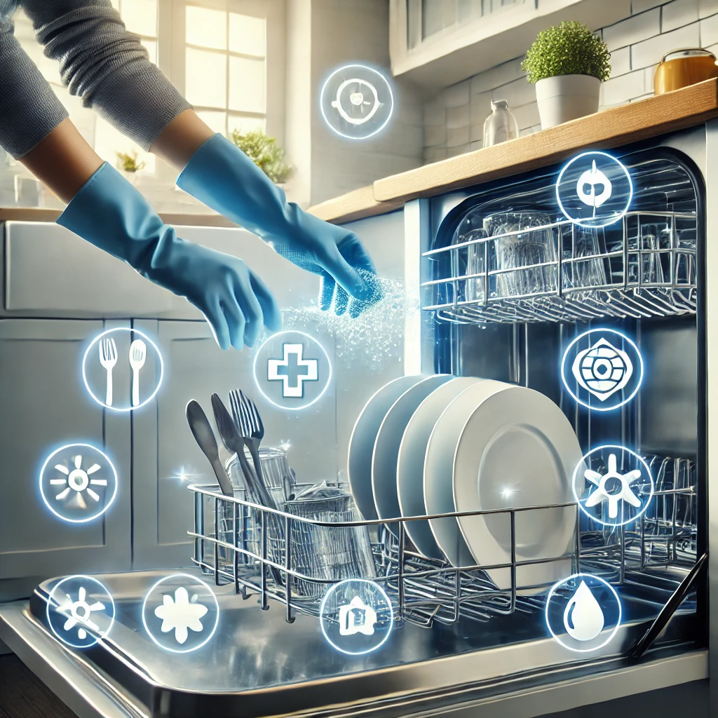 식기 소독에 관한 사진