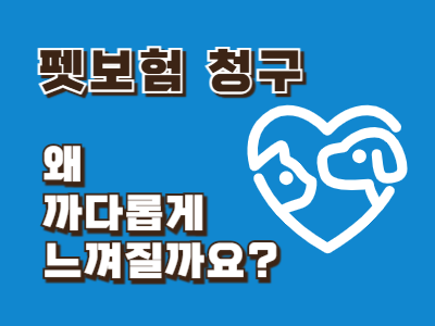 펫보험 청구가 어려운 이유: 청구 전에 꼭 점검해야 할 펫보험 체크리스트 보기