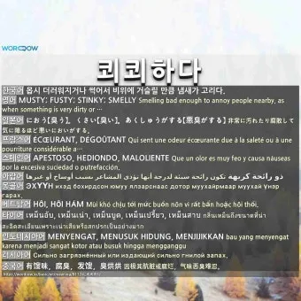 쾨쾨하다 쾌쾌하다 퀘퀘하다 맞춤법 사용 예문_3