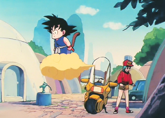 드래곤볼 오리지널 애니메이션의 한장면