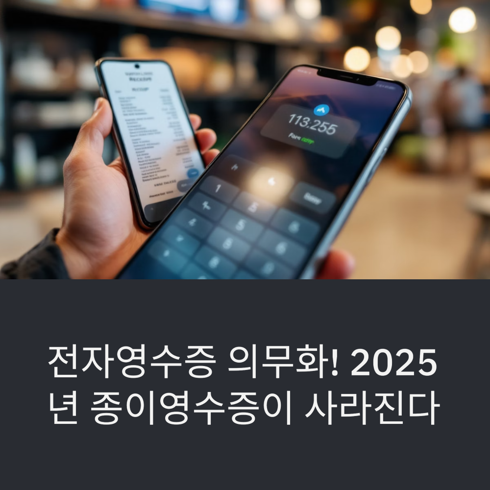 전자영수증 의무화