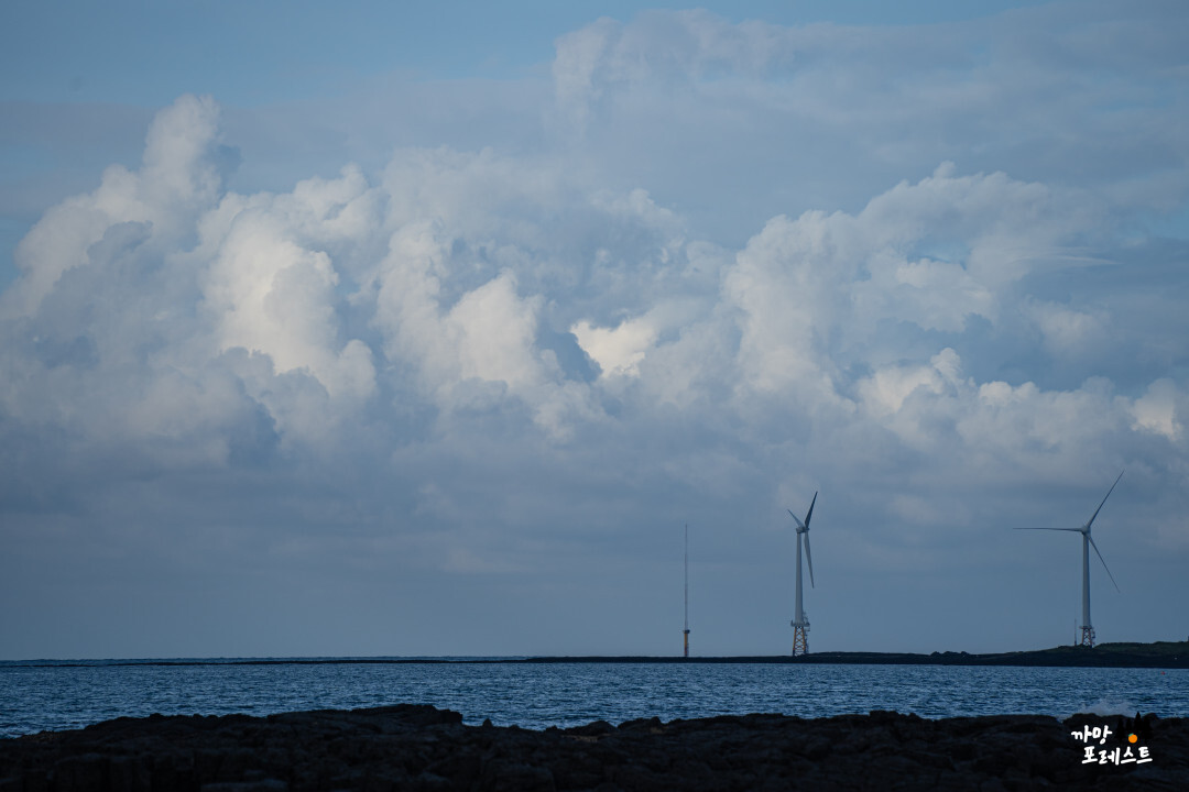 김녕 바닷길 하늘