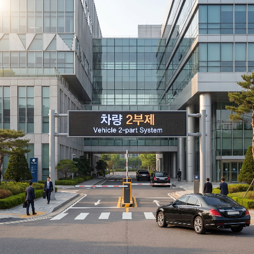 2026년 미세먼지 저감을 위해 전국적으로 시행 중인 공공기관 차량 2부제