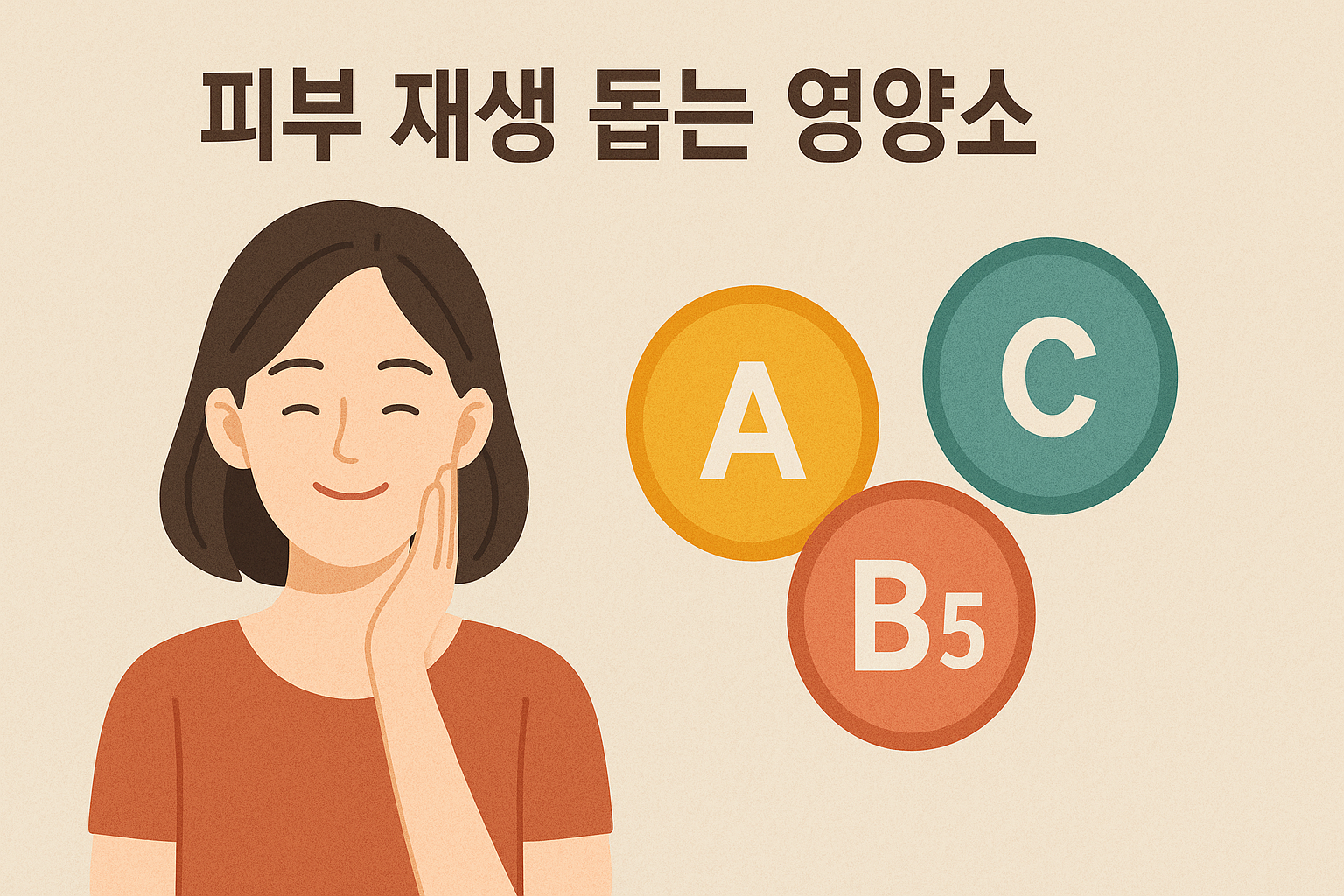 피부 재생, 콜라겐, 비타민e, 셀레늄
