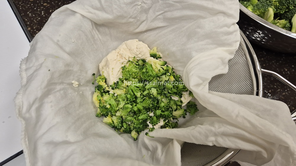 브로콜리-두부-무침