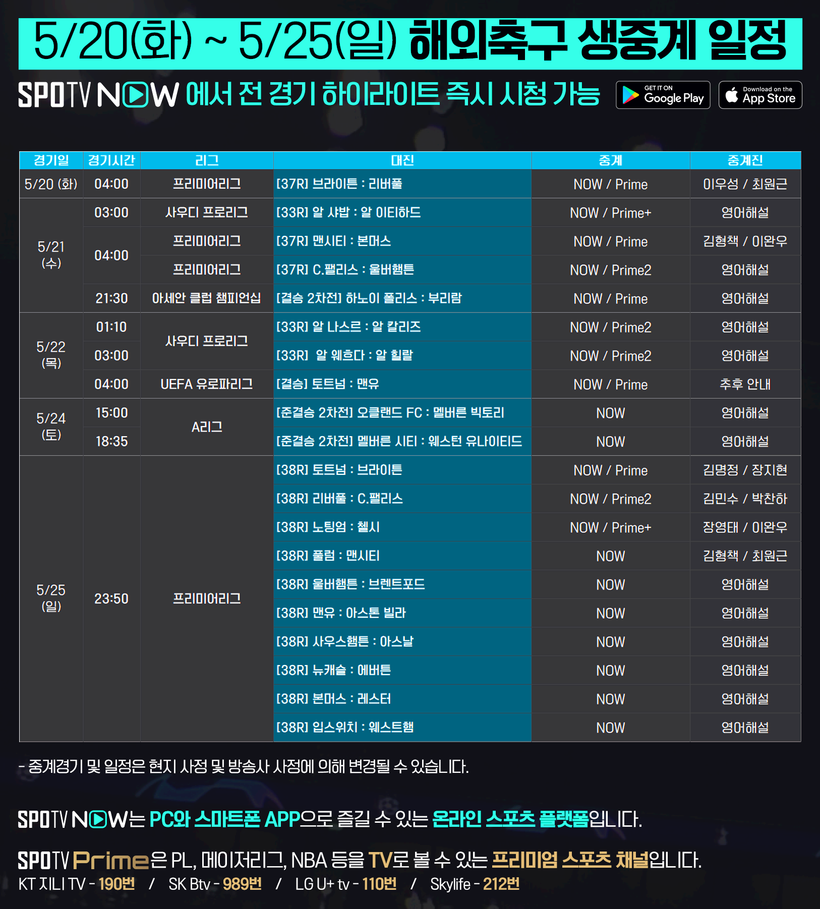 프리미어리그 결승전