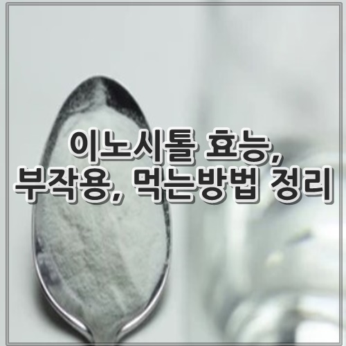 이노시톨 효능, 부작용, 먹는방법 정리