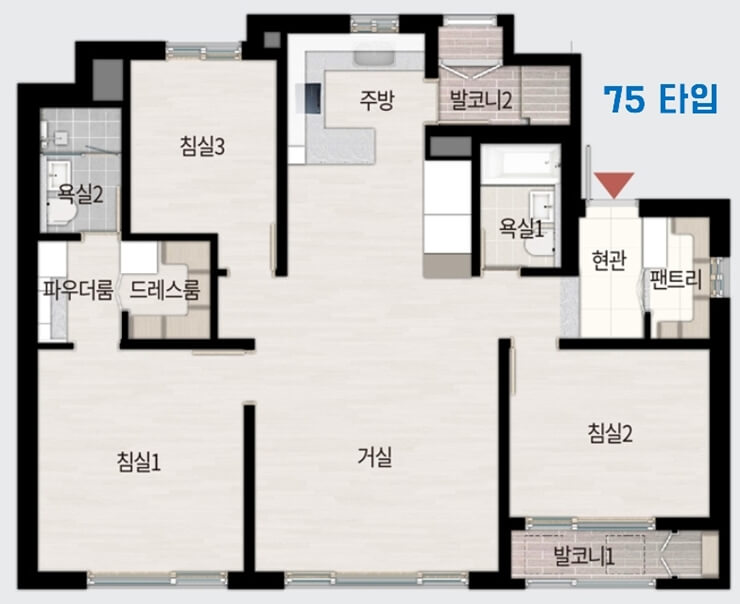 서울은평뉴타운 디에트르 더 퍼스트 75타입