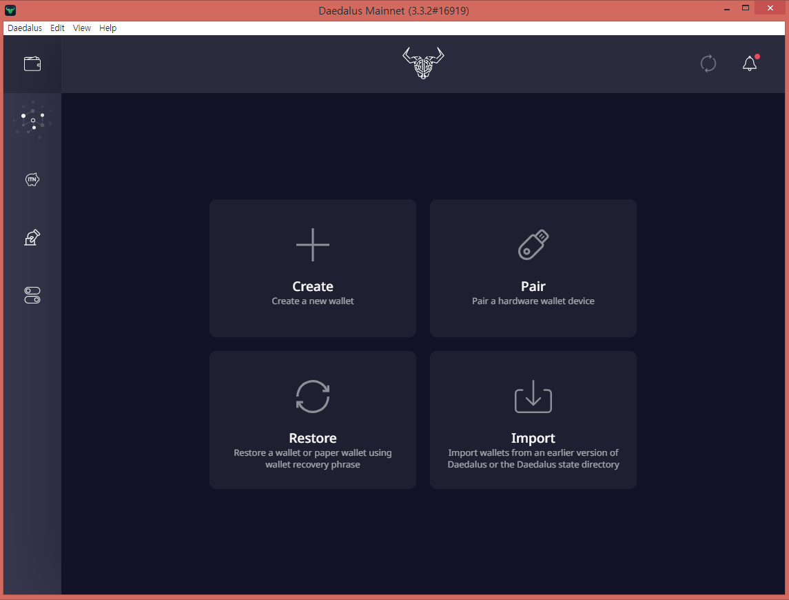 daedaluswallet-지갑-실행