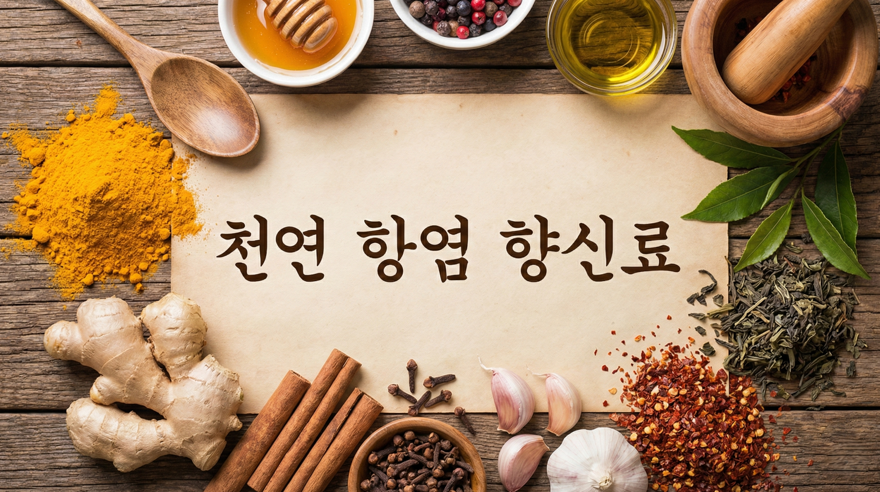 천연 항염 향신료 사진