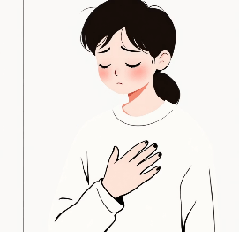 가슴이 콕콕 찌르는 증상