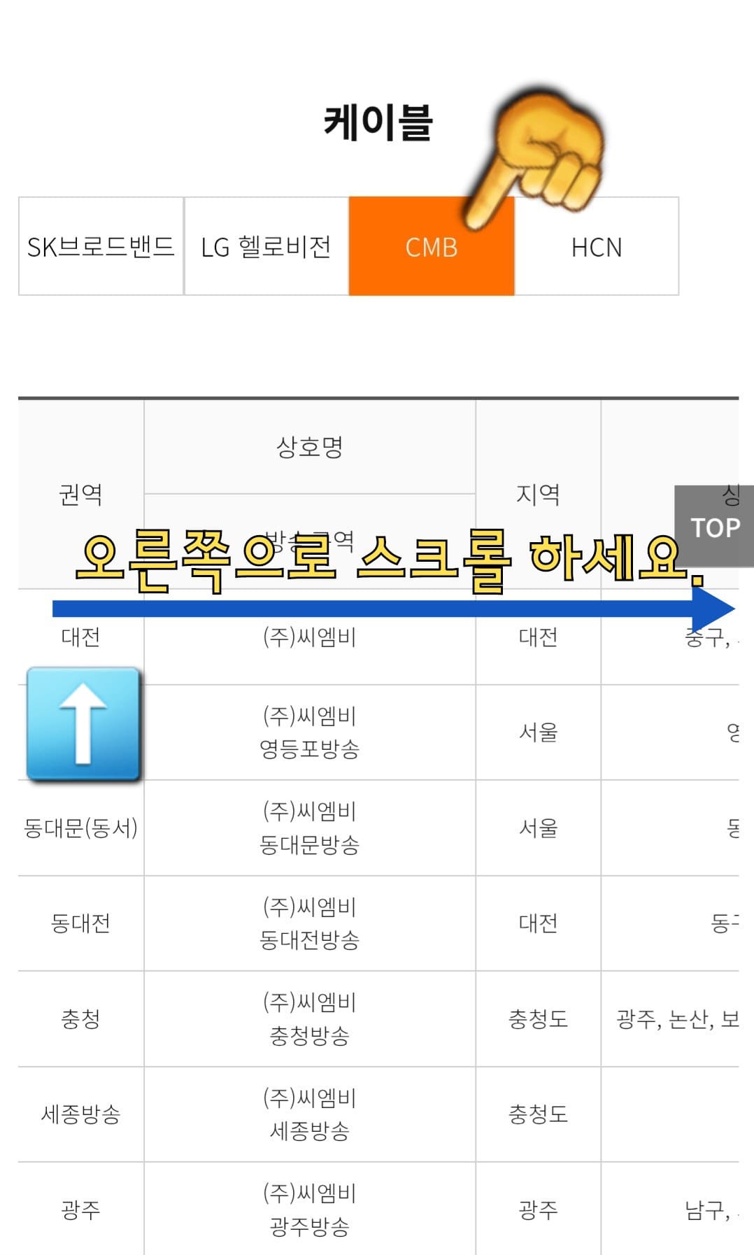 CHANNEL-S-PLUS(채널S-플러스)-편성표-및-채널번호-확인-방법-안내-만일-IPTV나-위성방송을-사용하지-않고-케이블-방송을-이용하고-계신다면-SK브로드밴드,-LG-헬로비전,-CMB,-HCN-등-각-케이블-서비스별로-채널-번호를-확인할-수-있는데요.-예를-들어,-CMB를-사용하는-경우-CMB를-선택한-다음-하단에-표시되는-채널표에서-번호를-확인할-수-있습니다.
