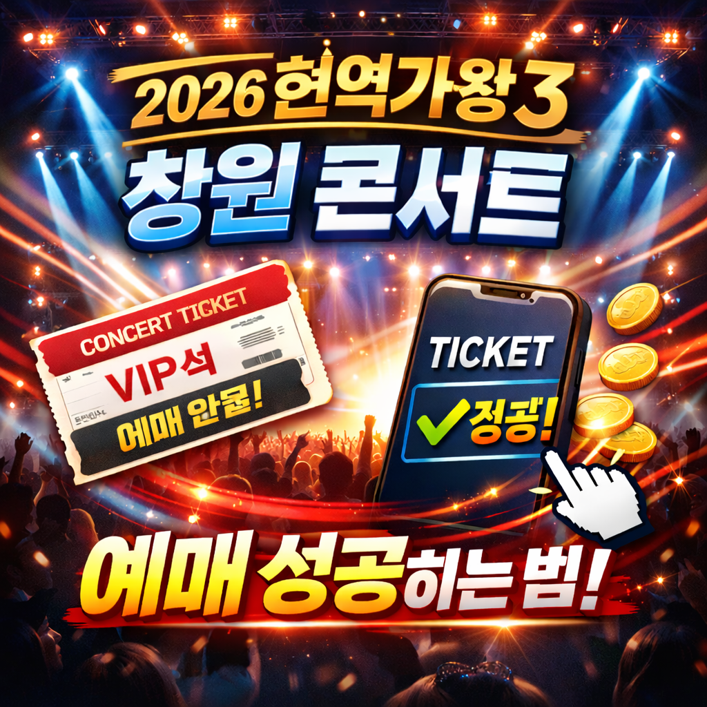 2026 현역가왕3 창원 콘서트표 지금 예매하러 가기