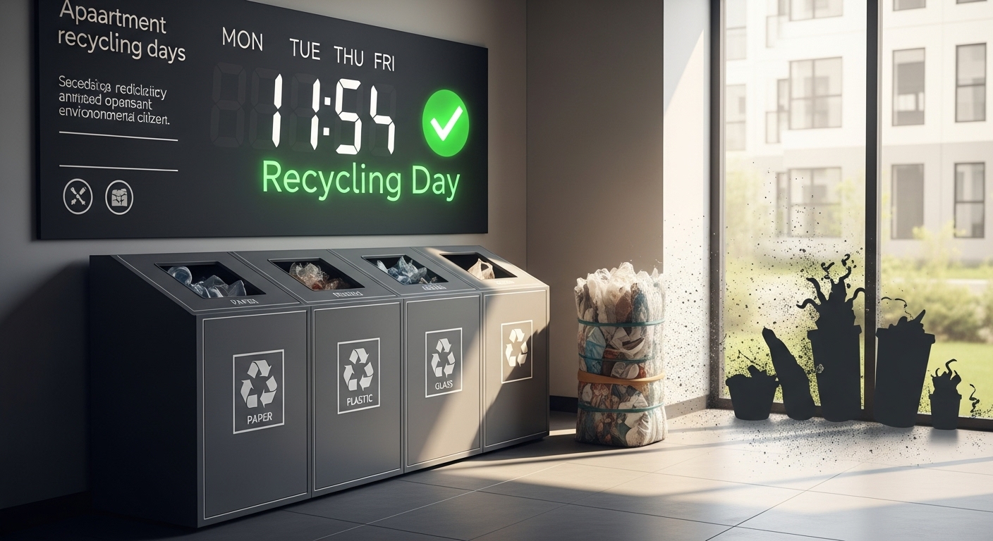 아파트 분리수거 요일, 이것만 지키면 당신은 '환경 모범 시민'