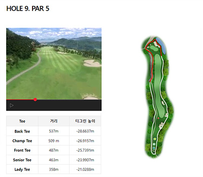 푸른솔GC마운틴/힐_9홀