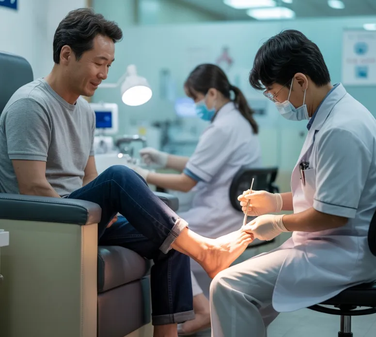 내성발톱 병원 치료 이미지