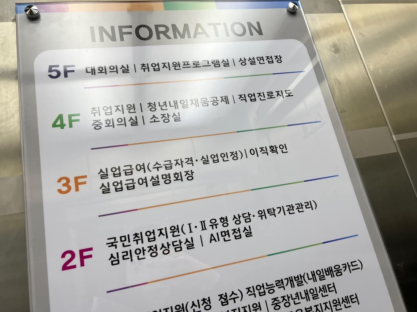 고용센터-층별-안내표