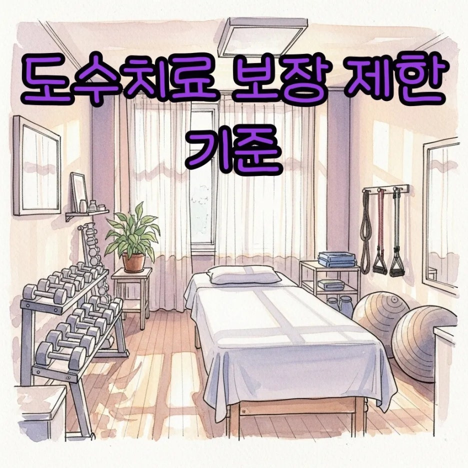 따뜻한 햇살이 비치는 아늑한 도수치료실 풍경