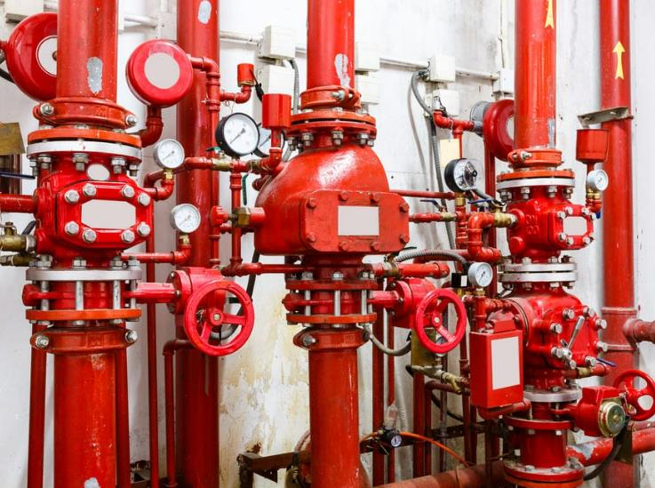 건식스프링클러(Dry type Sprinkler System)&amp;#44; Dry pipe valve&amp;#44; 급속개방기구&amp;#44;QOD&amp;#44; 엑설레이터&amp;#44; Exhauster&amp;#44; Air Compressor&amp;#44; Dry Pendent Type Head