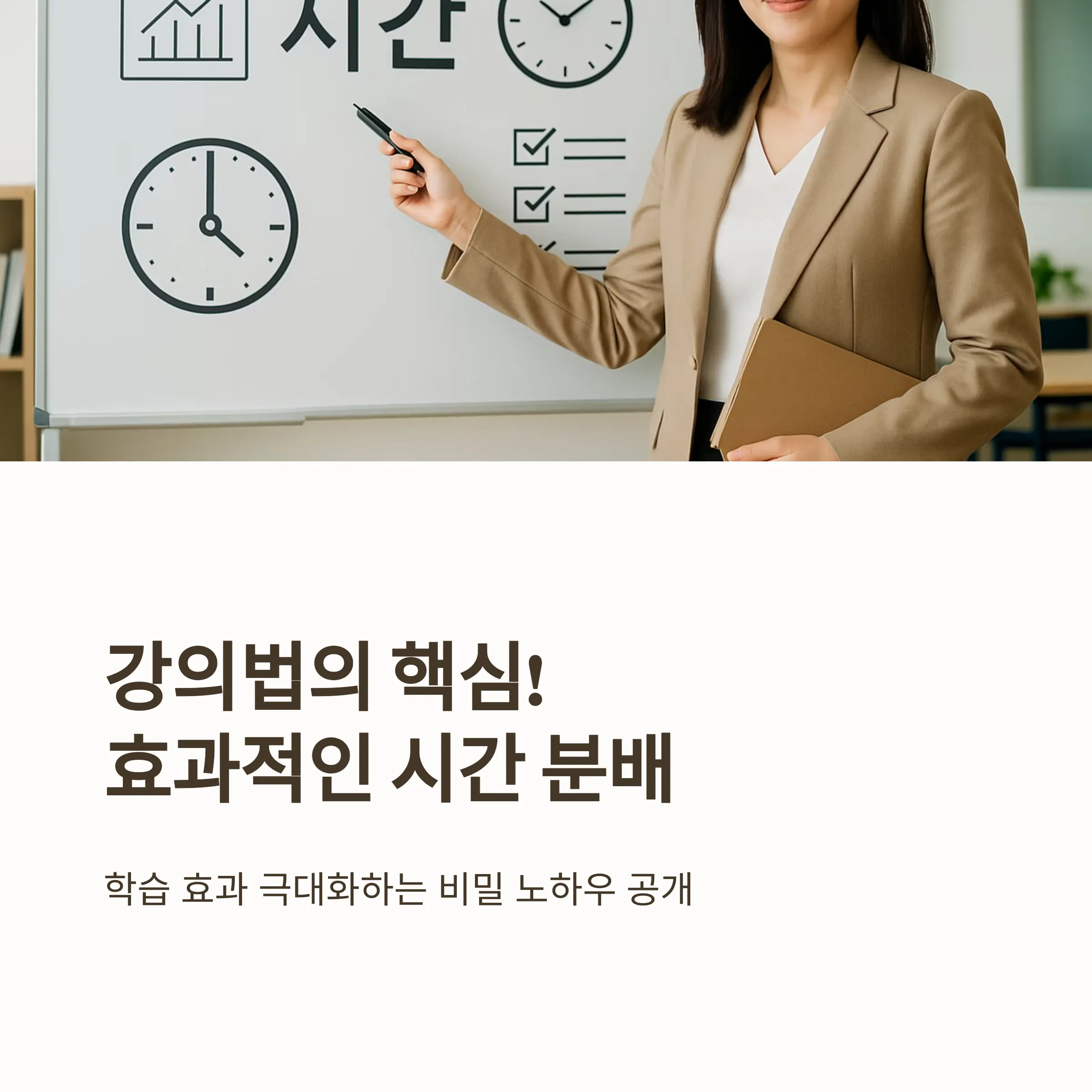 효과적인 시간 분배