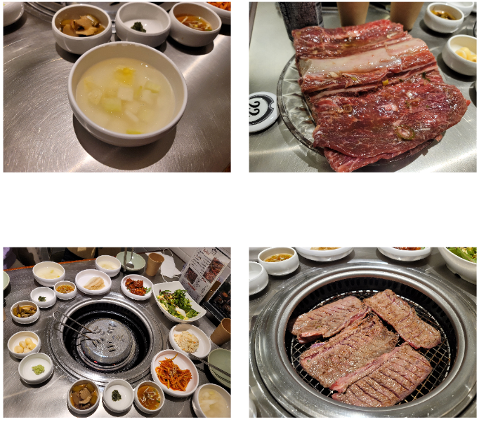 청기와타운 밑반찬과 수원왕갈비