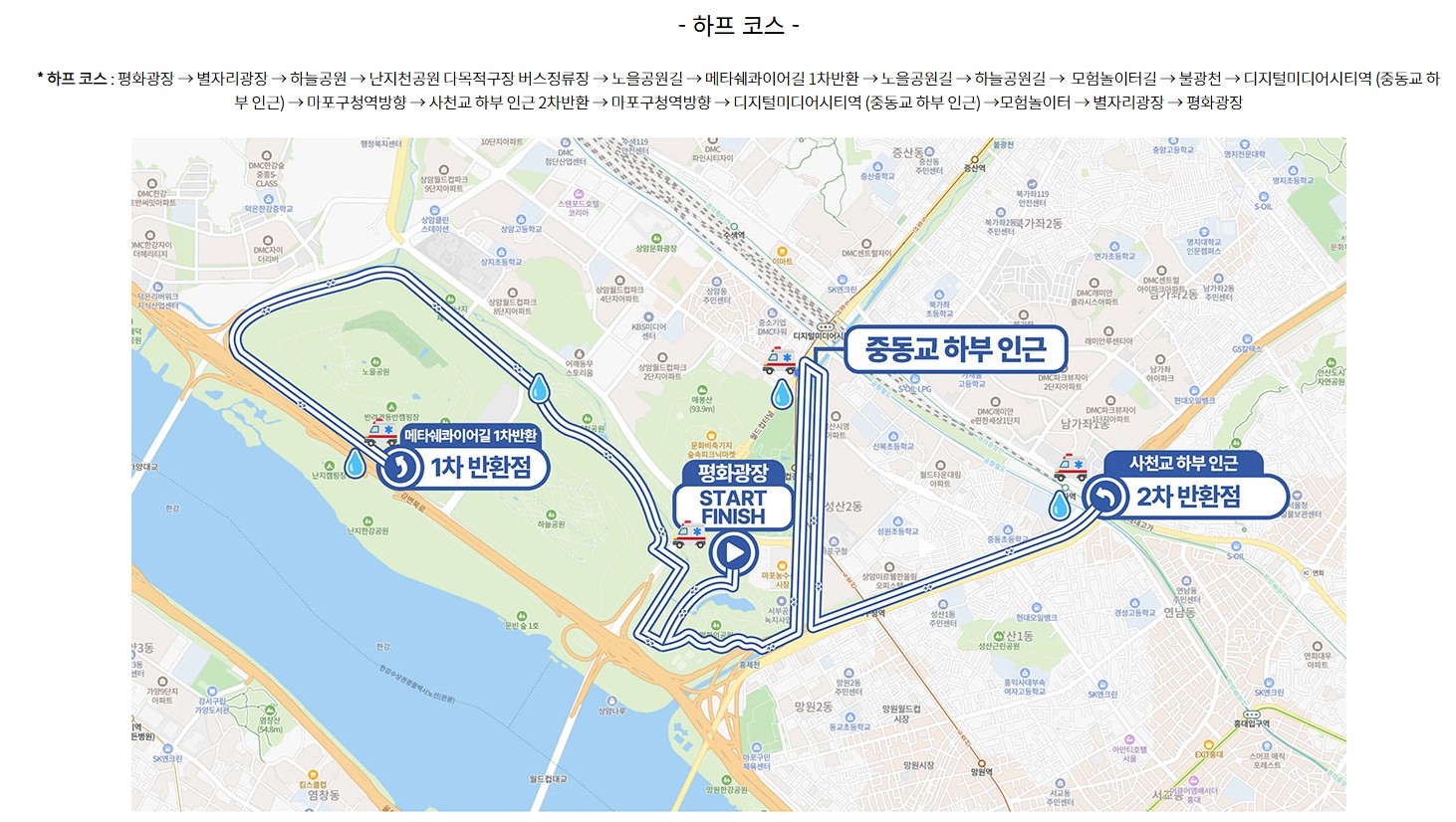 2026한강 서울 하프 마라톤 일정 안내