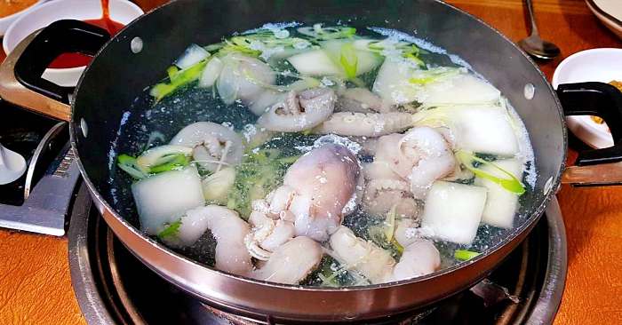 고두심이 좋아서 충남 태안 박속밀국낙지탕 맛집