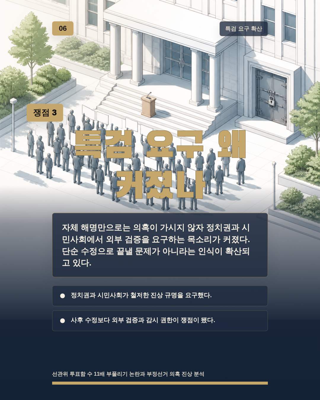 특검 요구 왜 커졌나