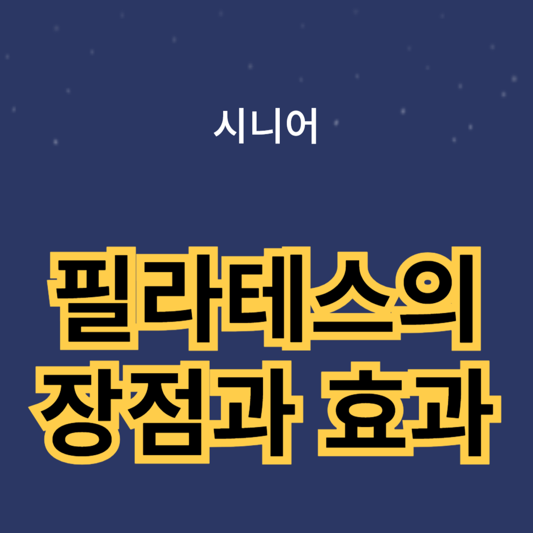 시니어를 위한 필라테스의 장점과 효과