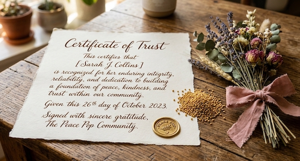 certificate of trust