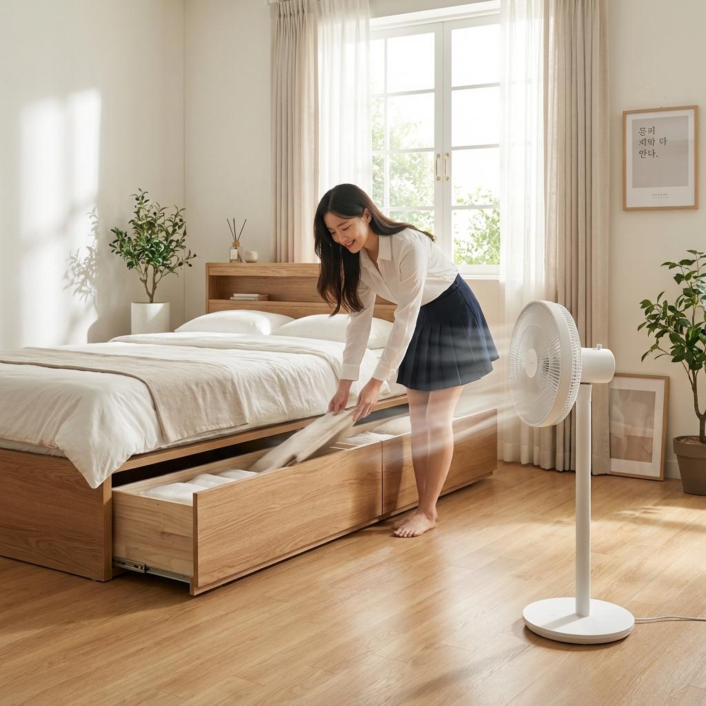 수납 침대 하부 곰팡이 방지를 위한 필수 관리법