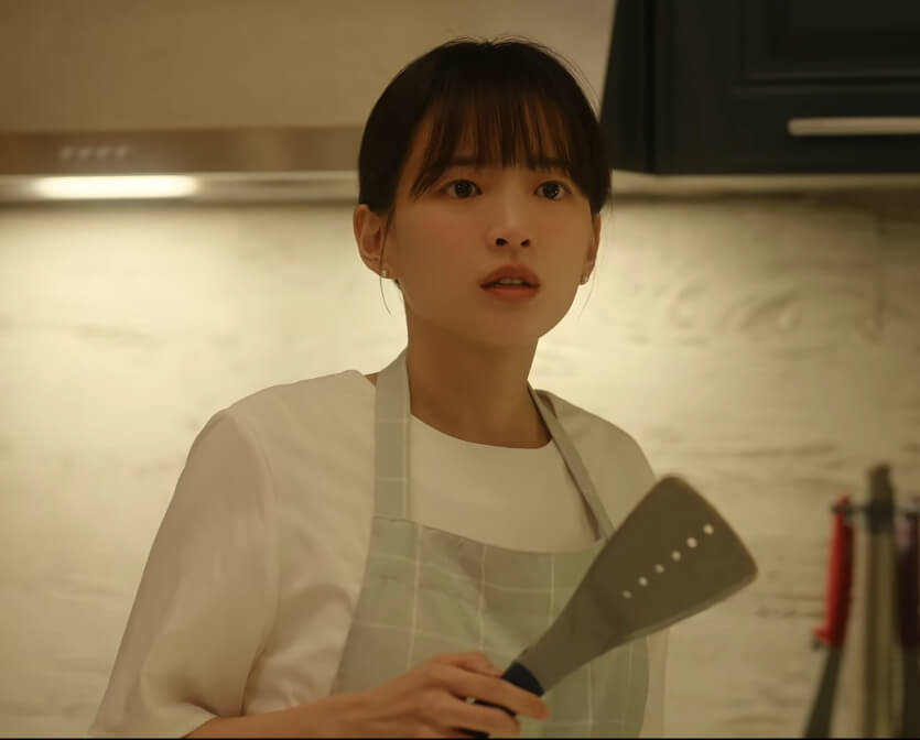 놀란 다해의 모습